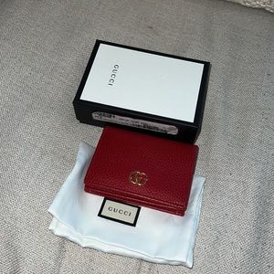 Leather card case wallet